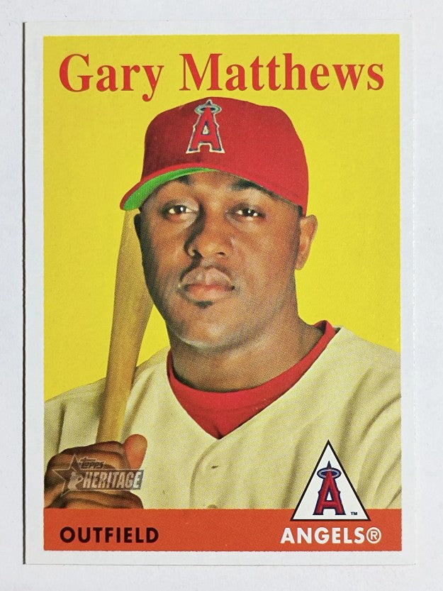 2007 Topps Heritage #288 Gary Matthews