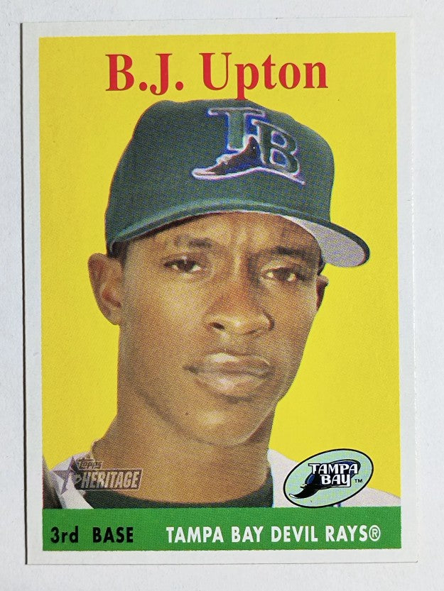2007 Topps Heritage #295 B.J. Upton
