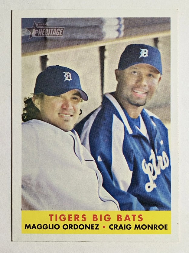 2007 Topps Heritage #304 Magglio Ordonez/Craig Monroe