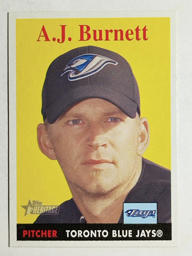 2007 Topps Heritage #305 A.J. Burnett