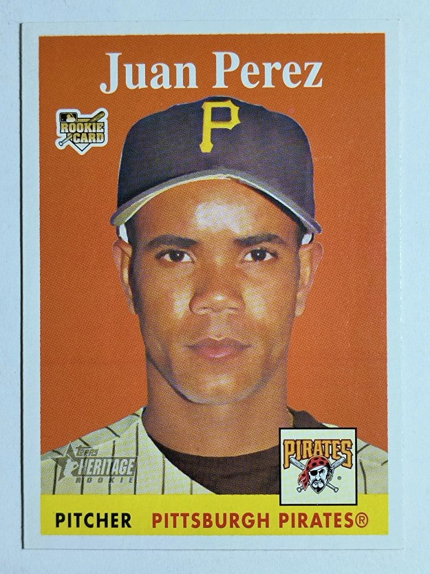 2007 Topps Heritage #306 Juan Perez RC