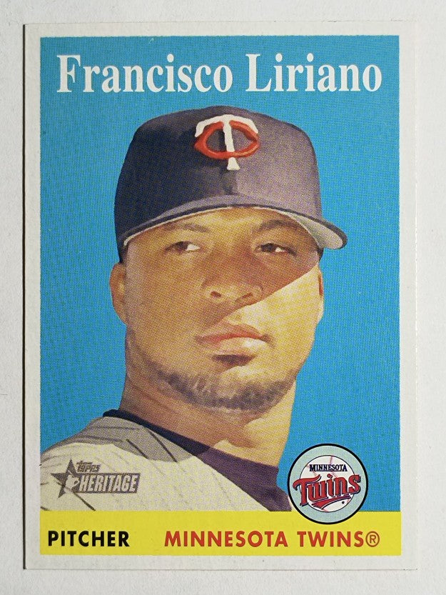 2007 Topps Heritage #328 Francisco Liriano