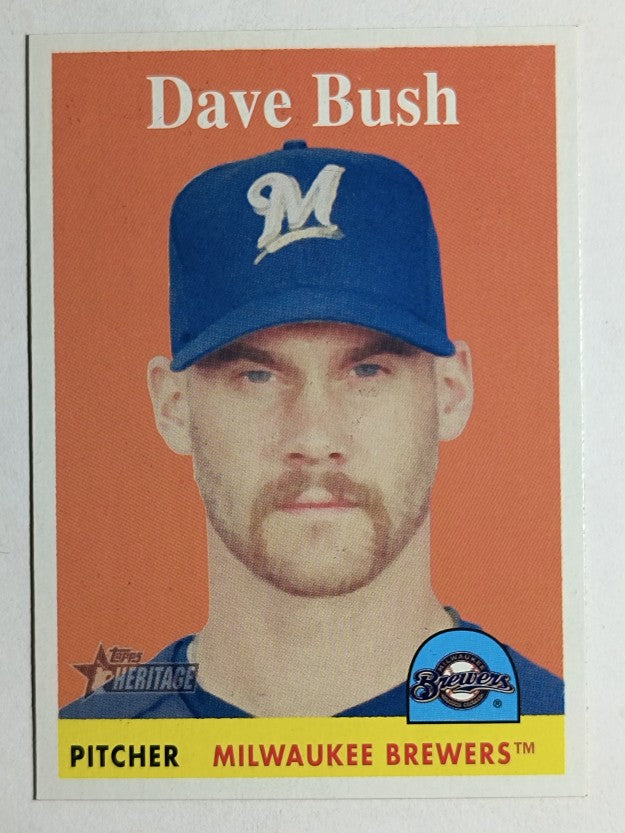 2007 Topps Heritage #335 Dave Bush
