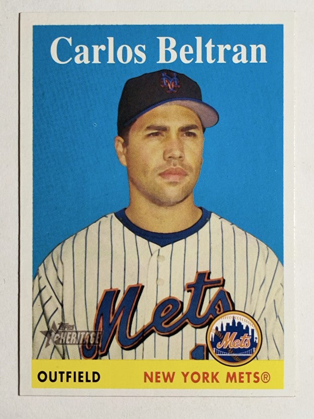 2007 Topps Heritage #336 Carlos Beltran