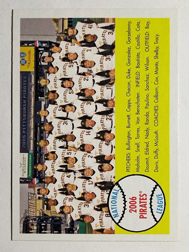 2007 Topps Heritage #341 Pittsburgh Pirates TC