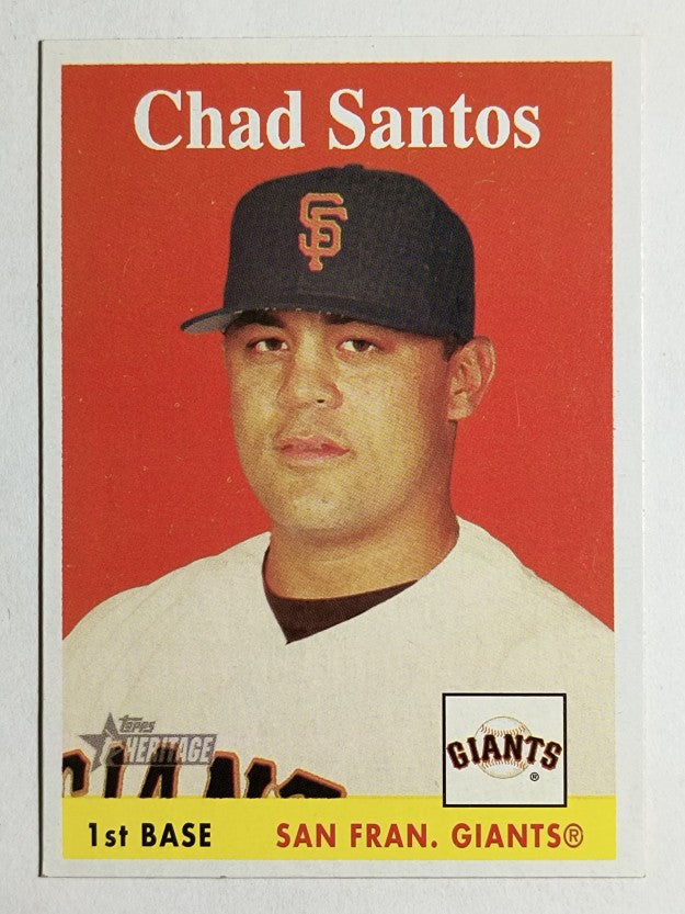 2007 Topps Heritage #343 Chad Santos