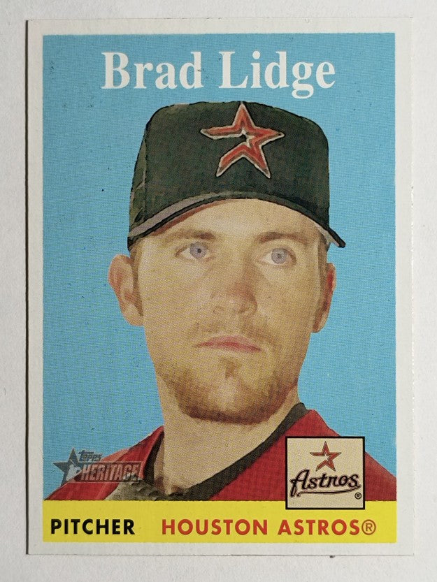 2007 Topps Heritage #344 Brad Lidge