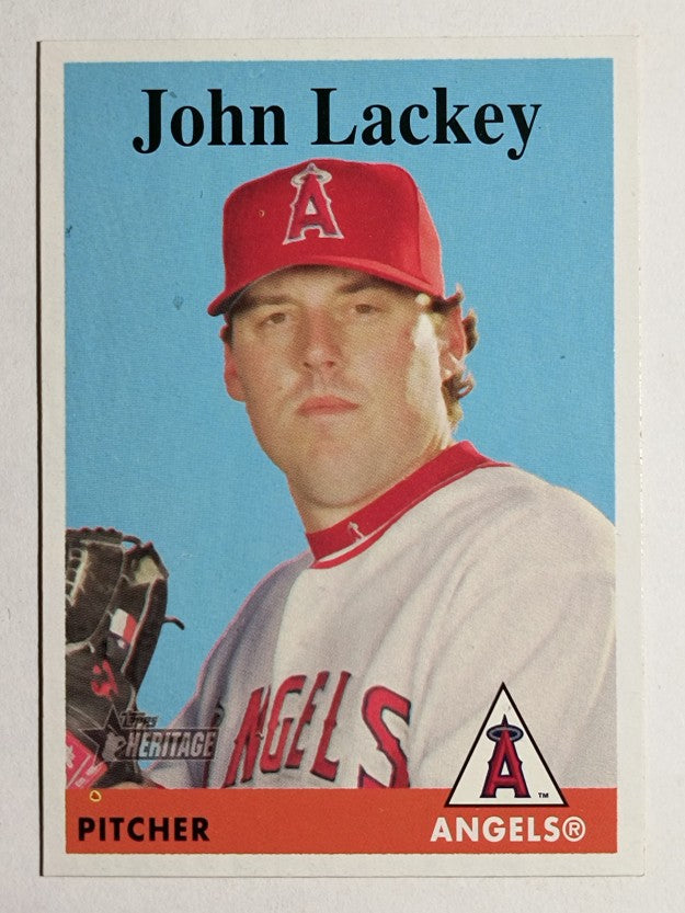 2007 Topps Heritage #358 John Lackey