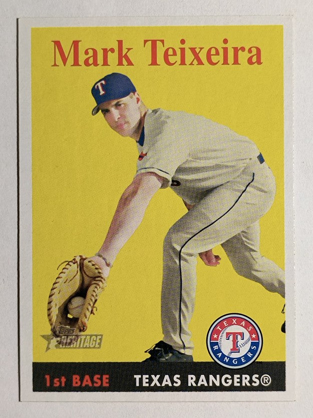 2007 Topps Heritage #360 Mark Teixeira