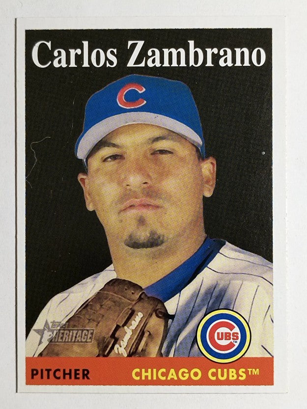 2007 Topps Heritage #372 Carlos Zambrano