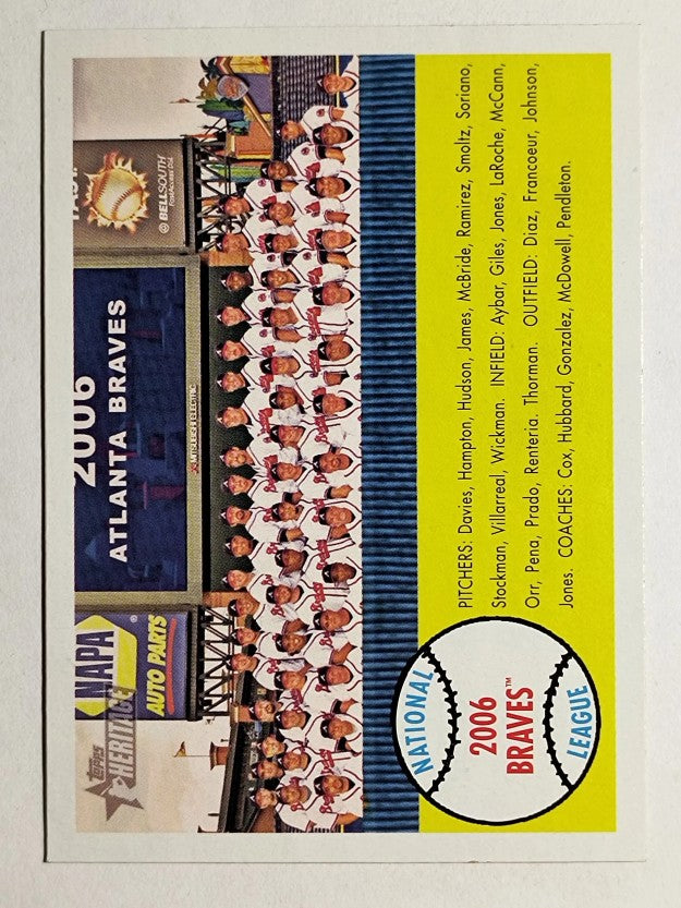 2007 Topps Heritage #377 Atlanta Braves TC