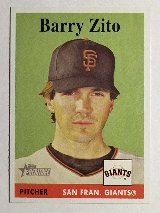 2007 Topps Heritage #379 Barry Zito