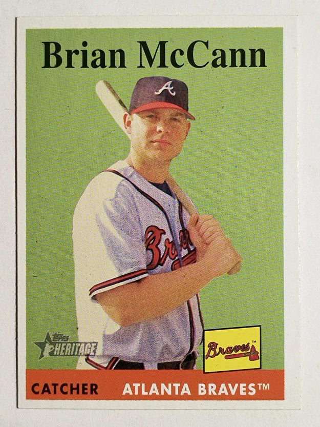 2007 Topps Heritage #390 Brian McCann