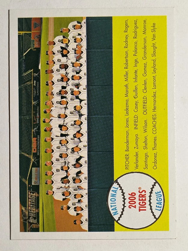 2007 Topps Heritage #397 Detroit Tigers TC