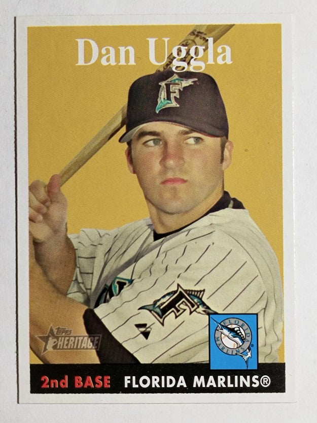 2007 Topps Heritage #405 Dan Uggla