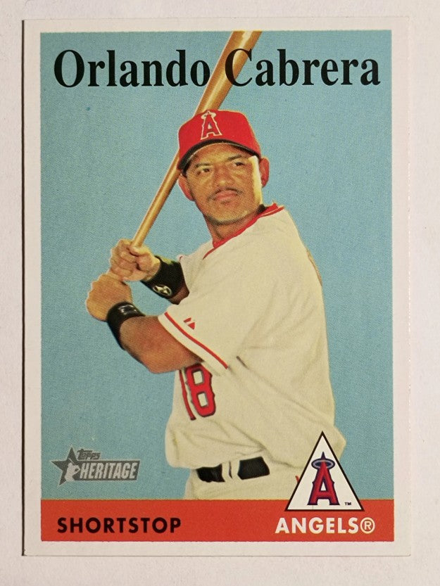 2007 Topps Heritage #406 Orlando Cabrera