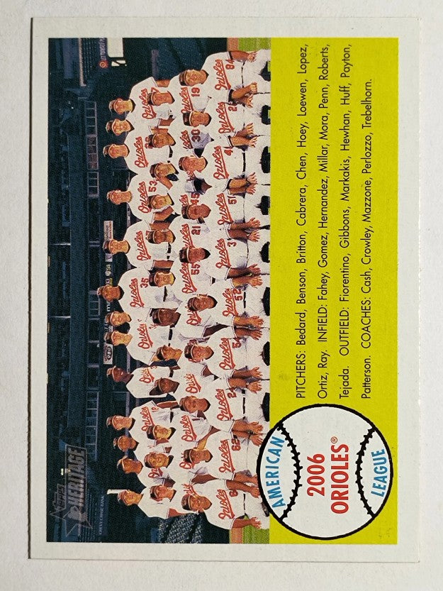 2007 Topps Heritage #408 Baltimore Orioles TC