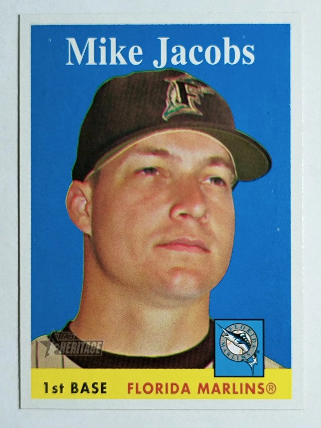 2007 Topps Heritage #414 Mike Jacobs