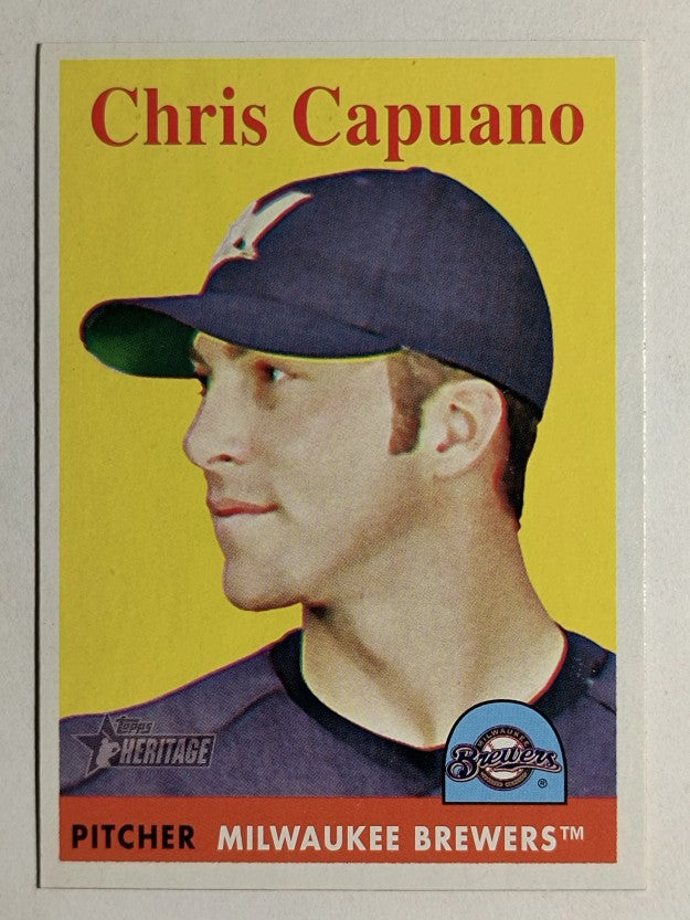 2007 Topps Heritage #421 Chris Capuano