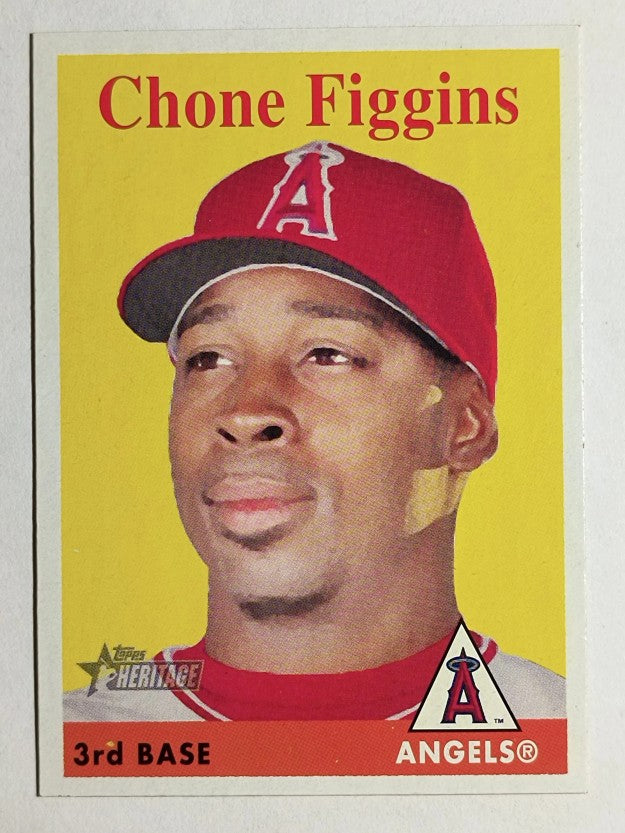 2007 Topps Heritage #425 Chone Figgins