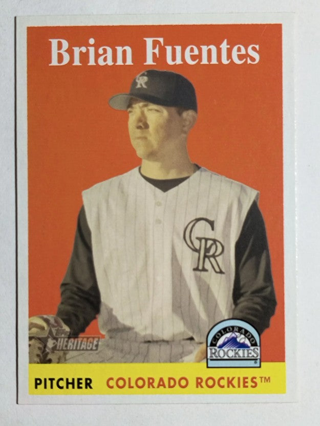 2007 Topps Heritage #427 Brian Fuentes