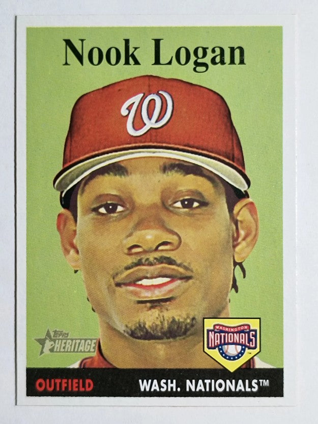 2007 Topps Heritage #442 Nook Logan