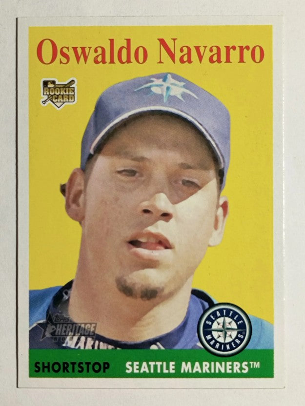 2007 Topps Heritage #443 Oswaldo Navarro RC