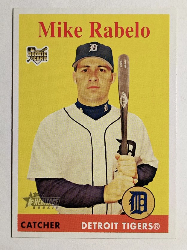 2007 Topps Heritage #448 Mike Rabelo RC