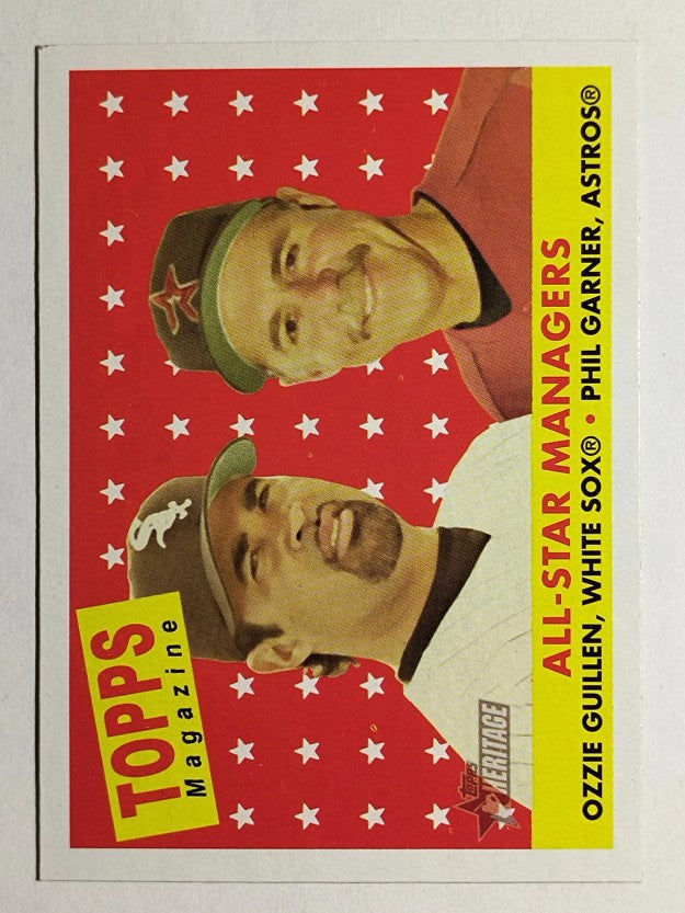 2007 Topps Heritage #475 Ozzie Guillen AS MG/Phil Garner AS MG