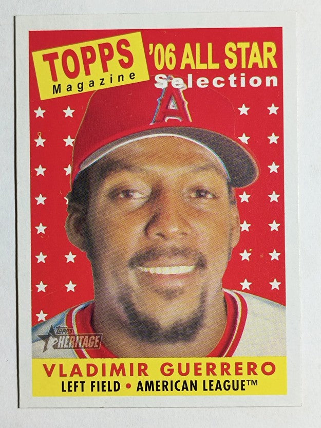 2007 Topps Heritage #485 Vladimir Guerrero AS