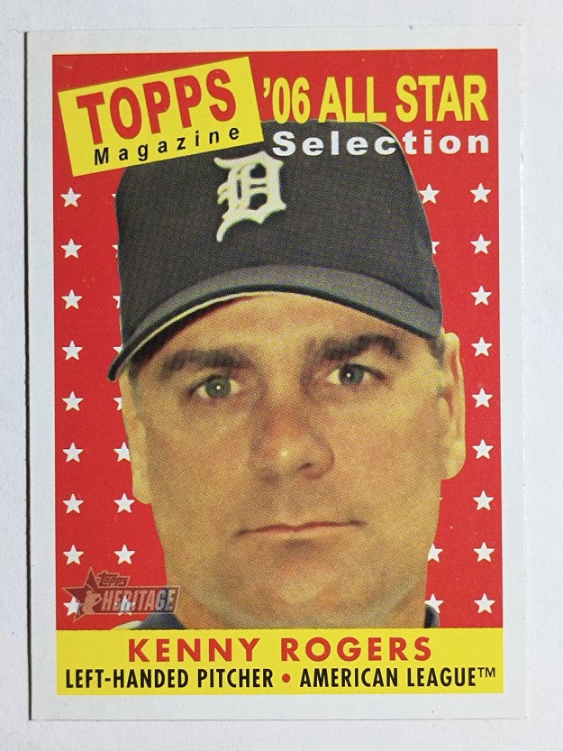 2007 Topps Heritage #495 Kenny Rogers AS