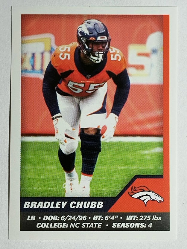2021 Panini Stickers #242 Bradley Chubb