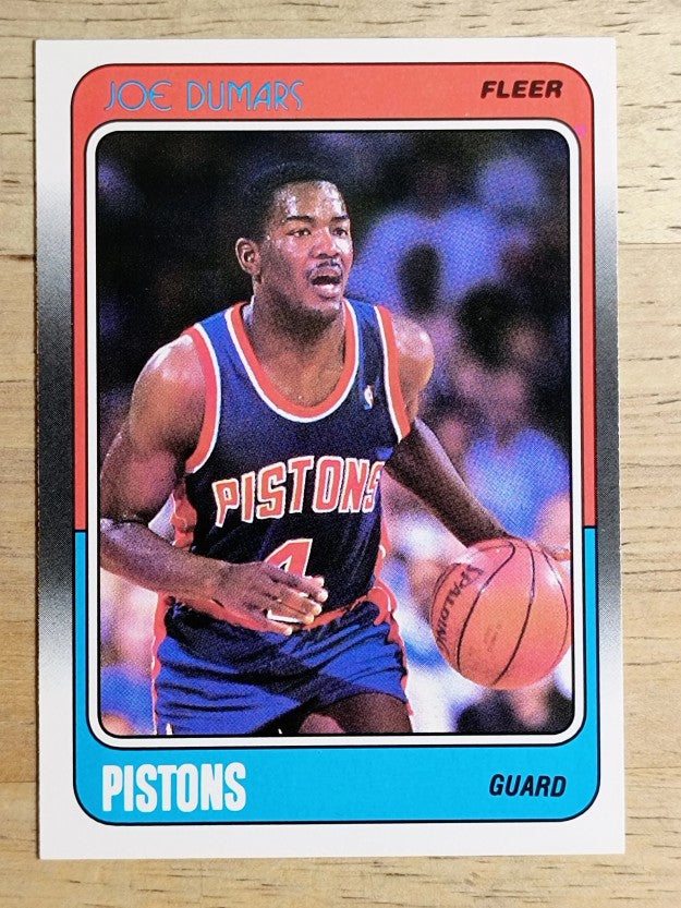 1988-89 Fleer #40 Joe Dumars