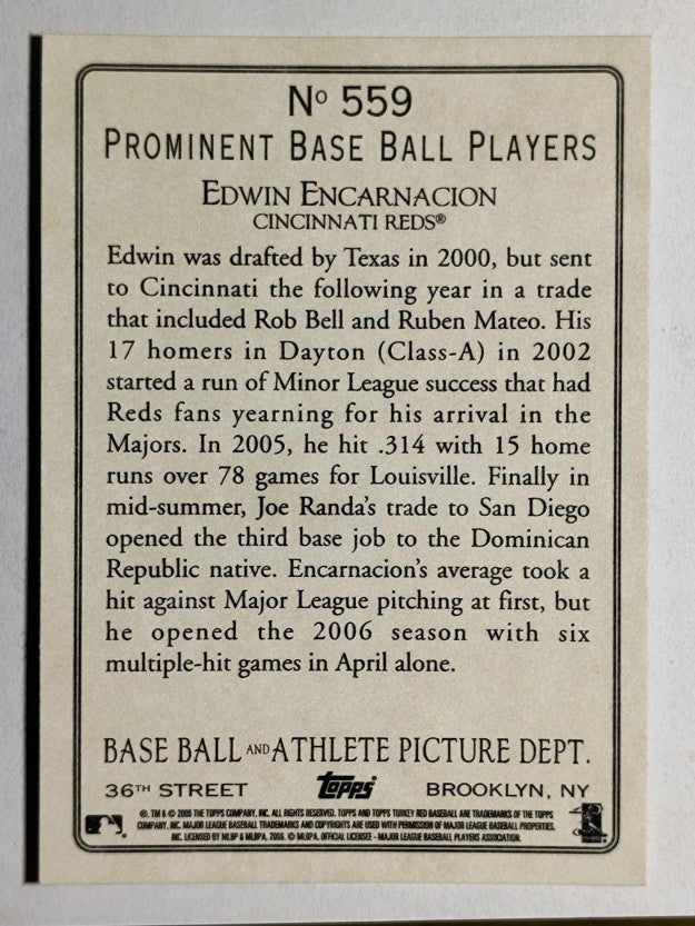 2006 Topps Turkey Red #559 Edwin Encarnacion