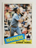 1985 Topps #202 Gorman Thomas