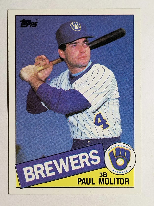 1985 Topps #522 Paul Molitor
