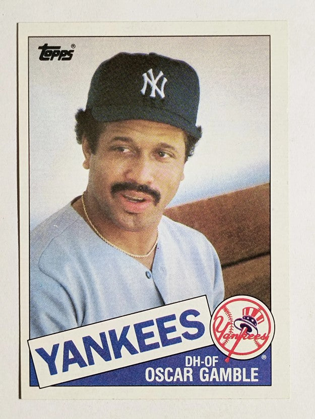 1985 Topps #724 Oscar Gamble