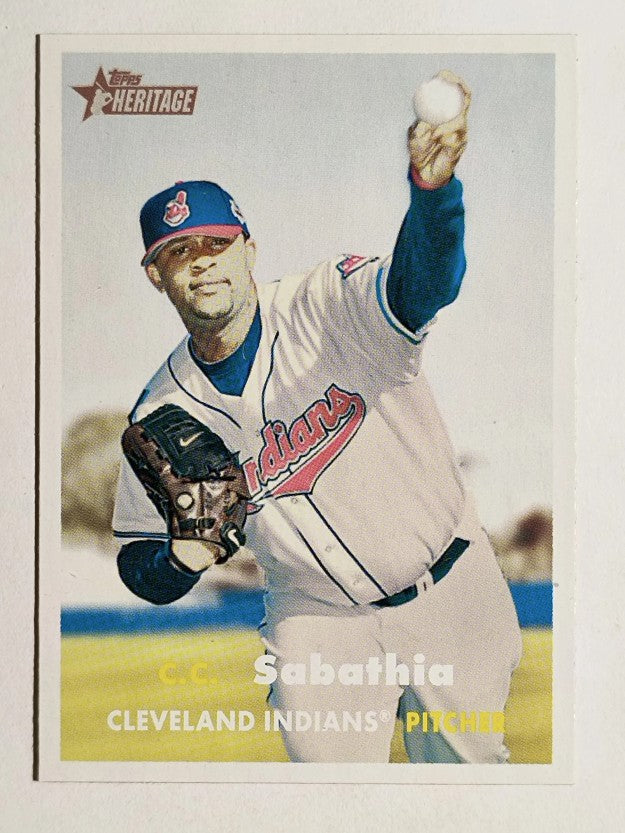 2006 Topps Heritage #8 C.C. Sabathia