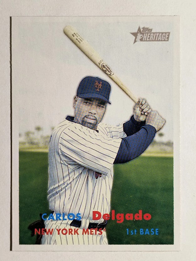 2006 Topps Heritage #36 Carlos Delgado
