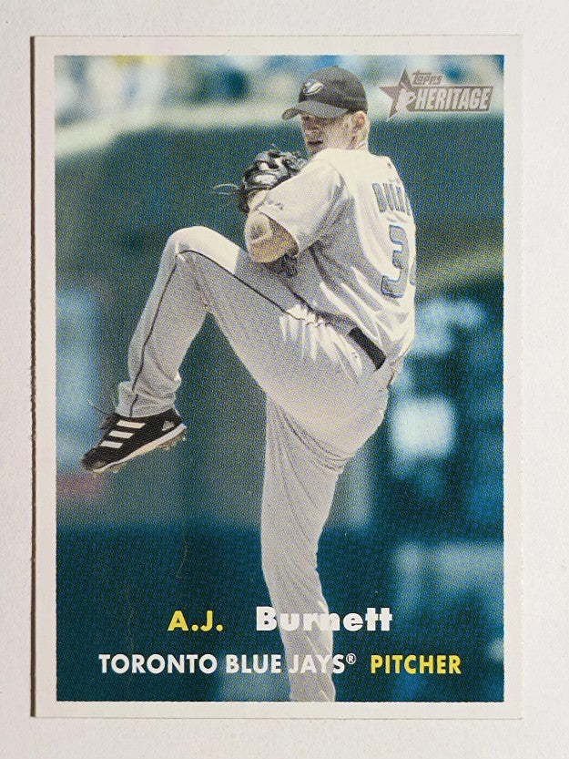 2006 Topps Heritage #109 A.J. Burnett