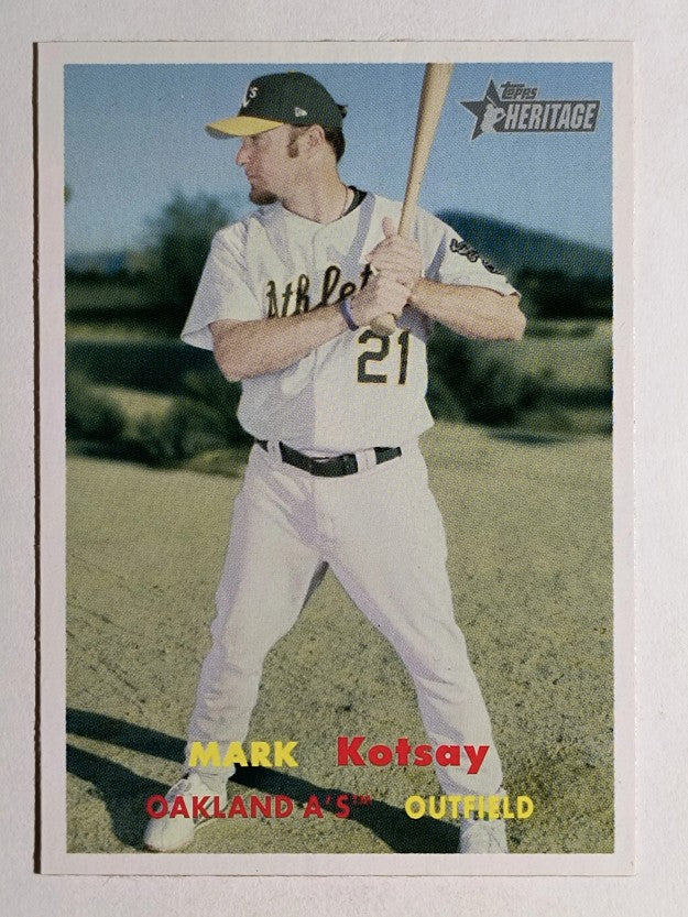 2006 Topps Heritage #132 Mark Kotsay