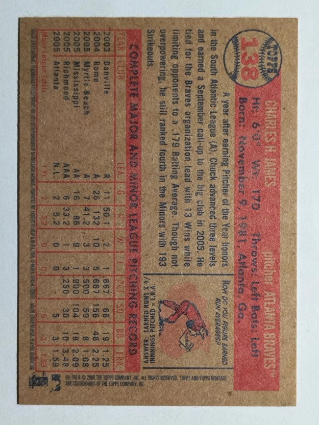 2006 Topps Heritage #138 Chuck James