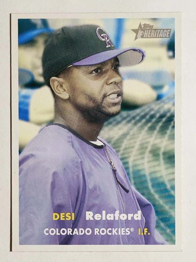 2006 Topps Heritage #155 Desi Relaford