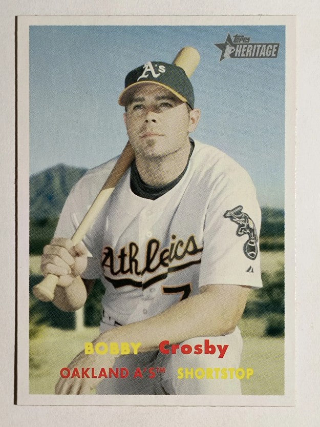 2006 Topps Heritage #186 Bobby Crosby