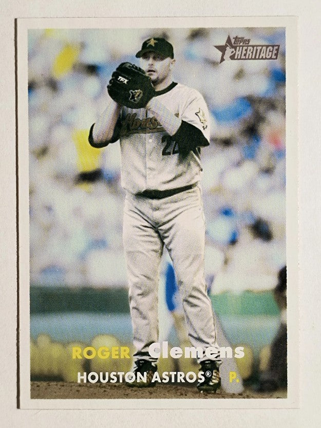 2006 Topps Heritage #200A Roger Clemens On Mound