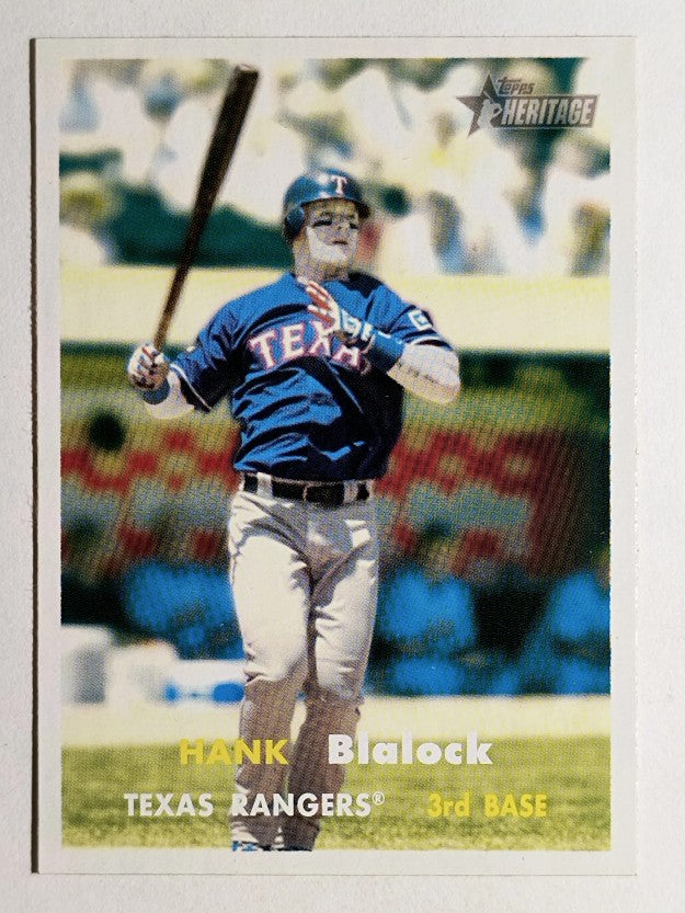 2006 Topps Heritage #224 Hank Blalock