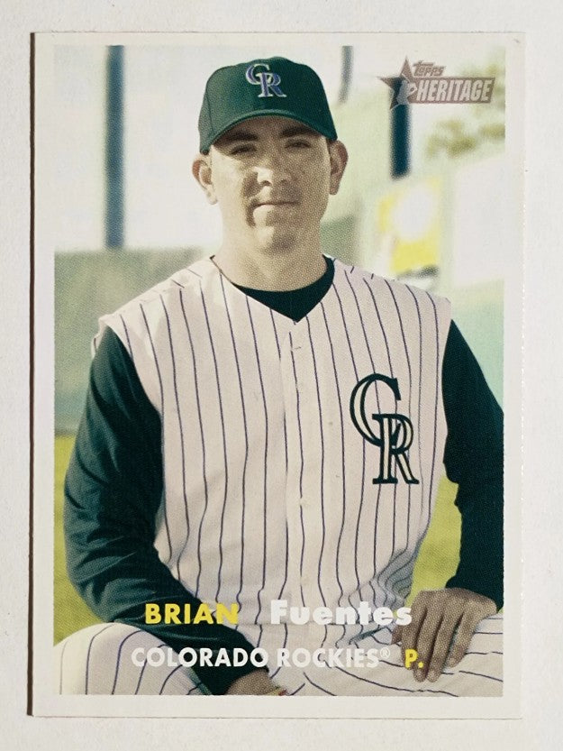 2006 Topps Heritage #229 Brian Fuentes