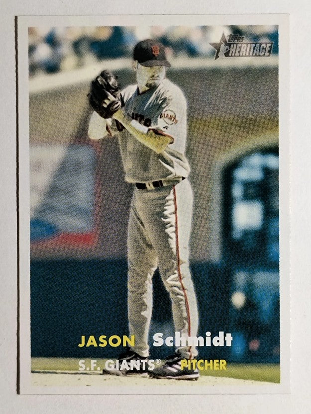 2006 Topps Heritage #231 Jason Schmidt