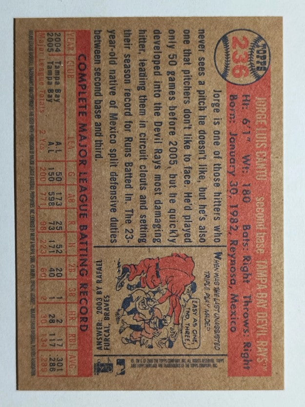 2006 Topps Heritage #236 Jorge Cantu