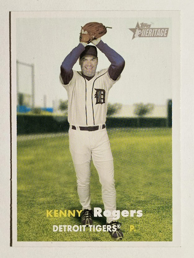 2006 Topps Heritage #238 Kenny Rogers